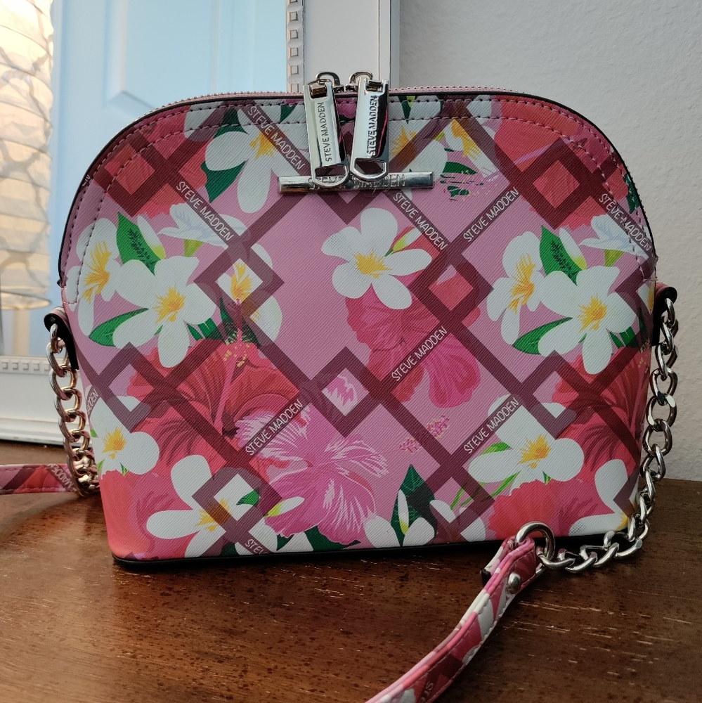 STEVE MADDEN BMAGGIE floral crossbody purse